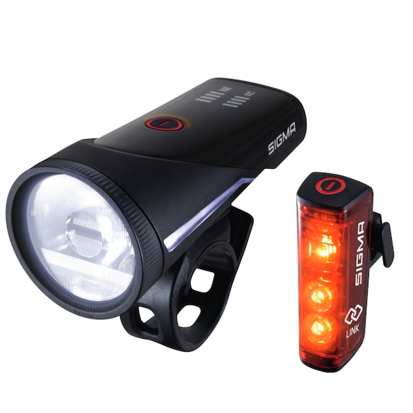 AURA 100 LINK USB LED Front Light/BLAZE LINK USB Battery-powered Rear Light with Brake Light Kit