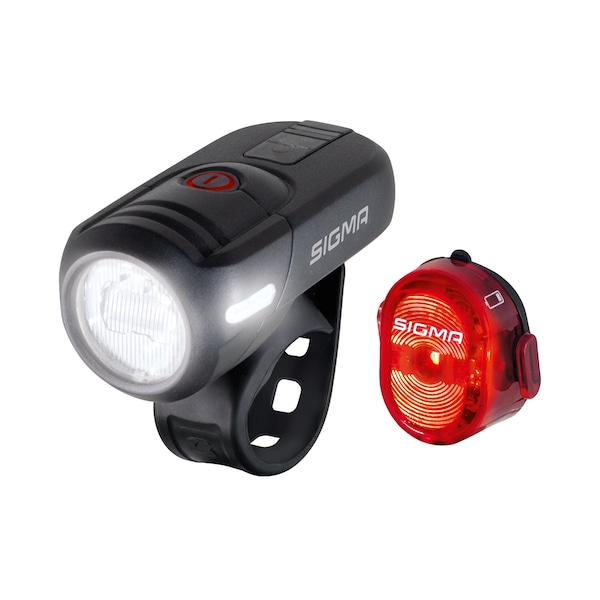 AURA 45 USB LED Front Light/NUGGET II Rear Light Set